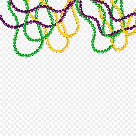 free mardi gras borders|mardi gras beads transparent background.